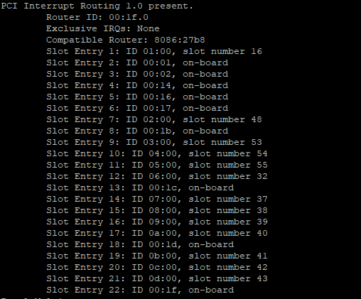 biosdecode PIR output
